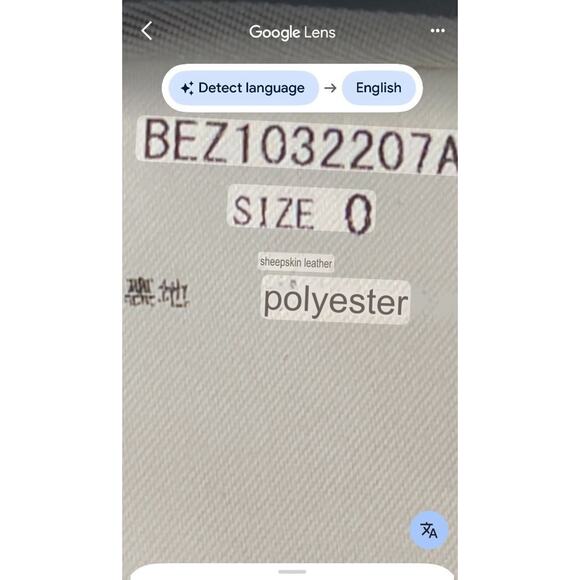 BEARDSLEY Sz 0 XS Black Sheepskin Leather Jacket - Picture 8 of 8